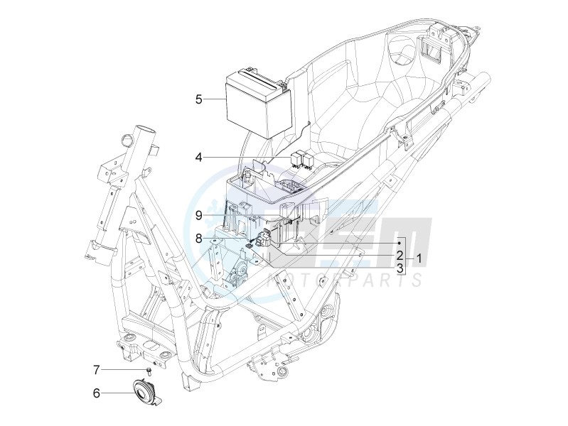 Remote control switches - Battery - Horn image