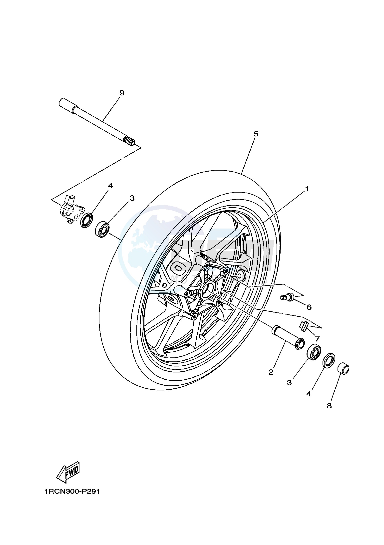 FRONT WHEEL image