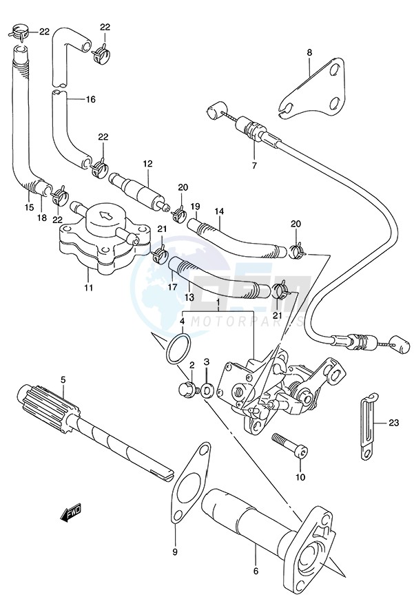 Oil Pump (DT115S blueprint