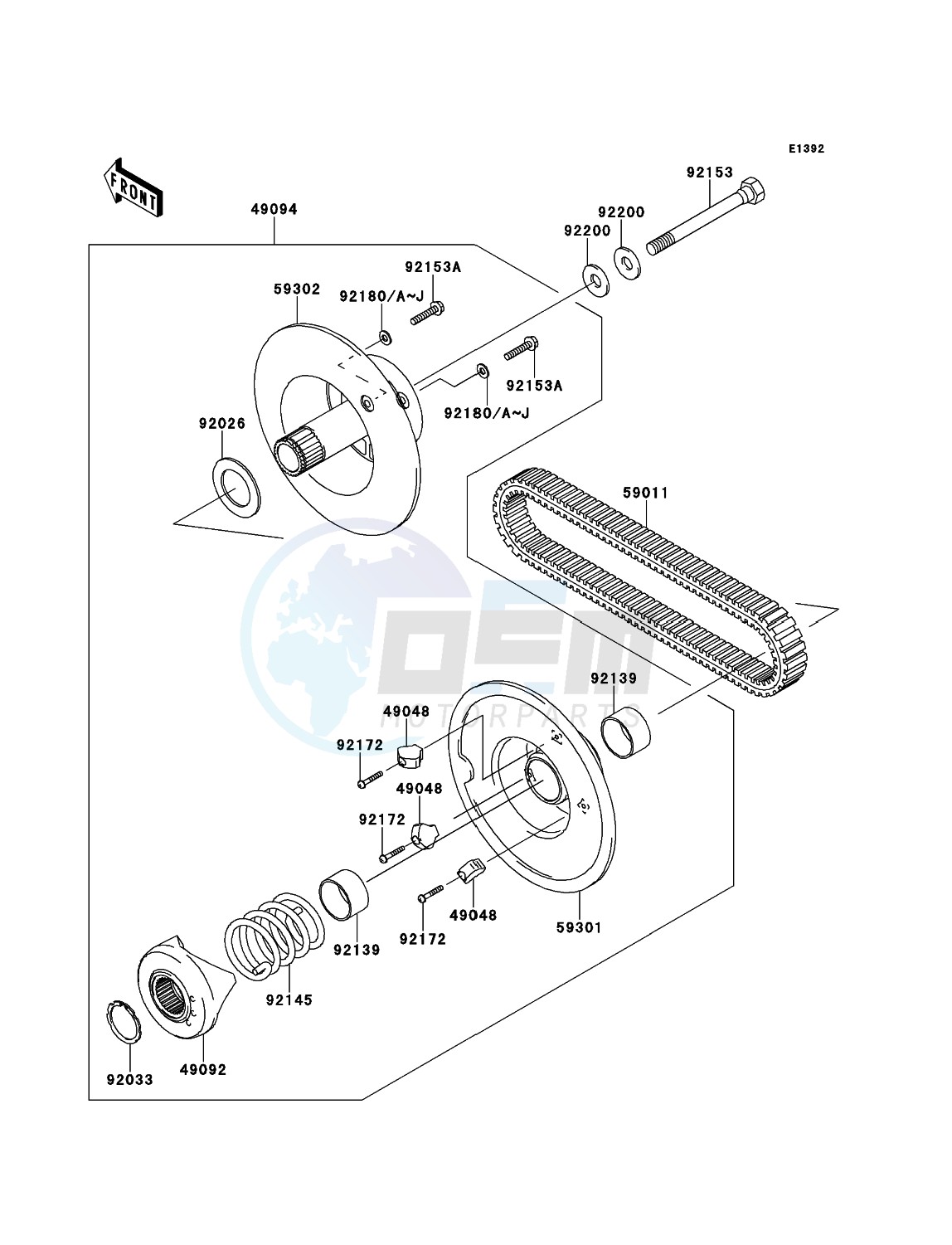 Driven Converter/Drive Belt image