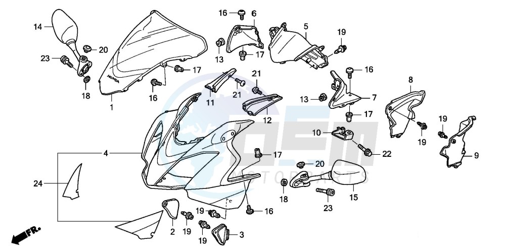 UPPER COWL image