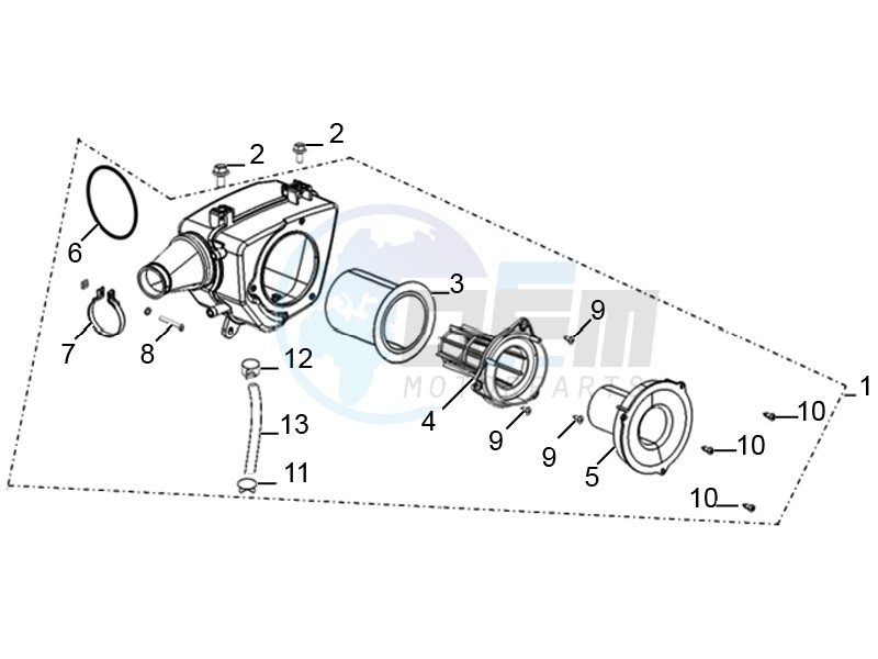Air cleaner assembly blueprint