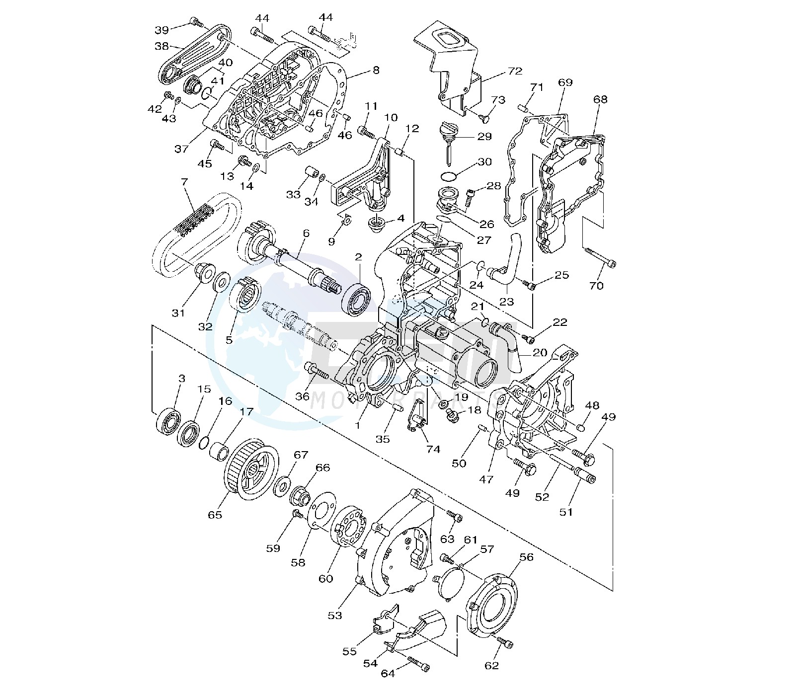 MIDDLE DRIVE GEAR image