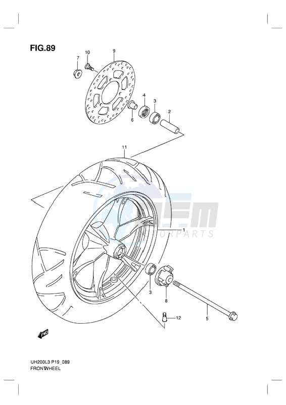 FRONT WHEEL image