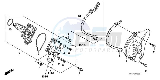 WATER PUMP blueprint