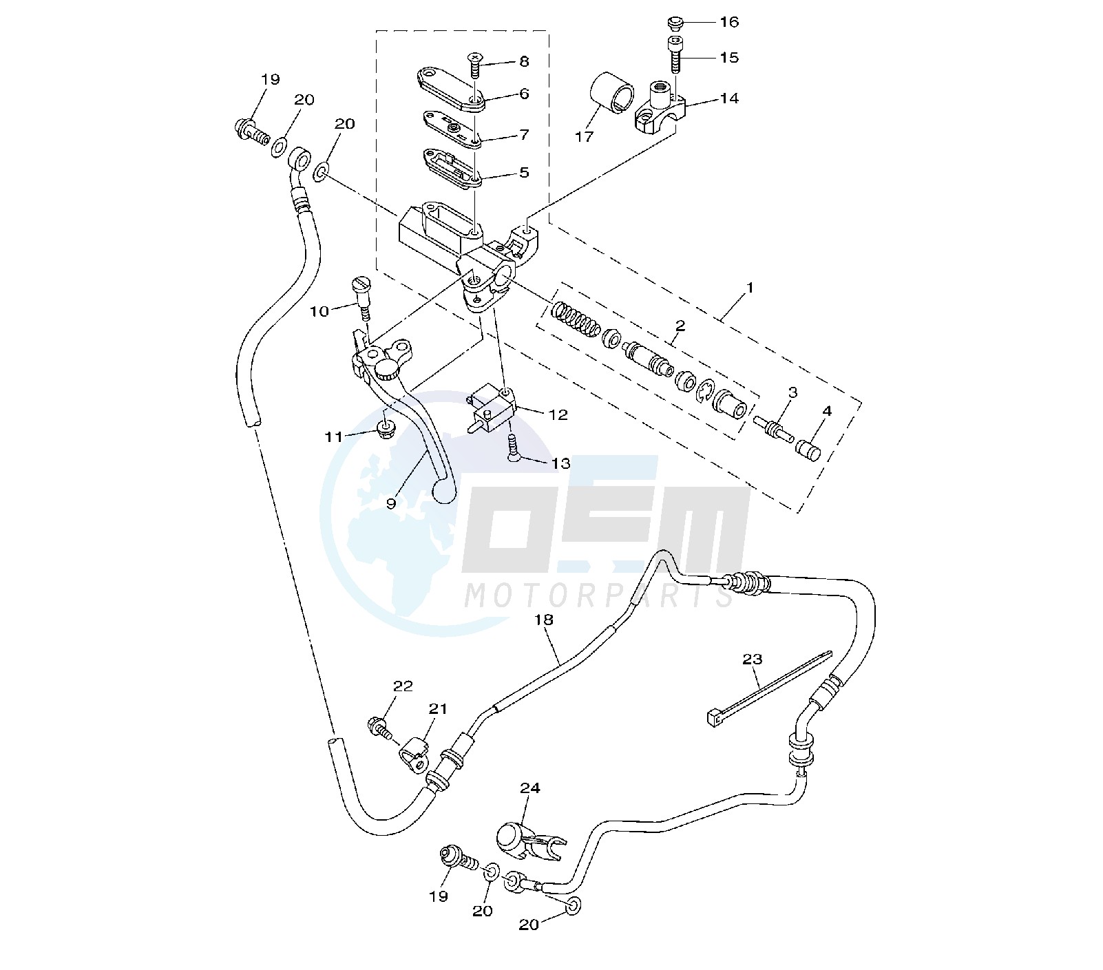 CLUTCH MASTER CYLINDER image