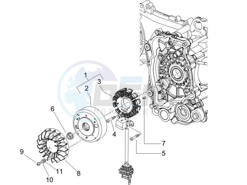 Flywheel magneto image