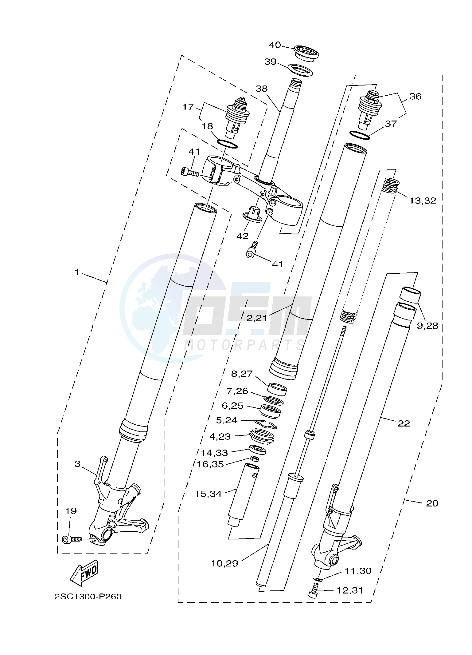 FRONT FORK image