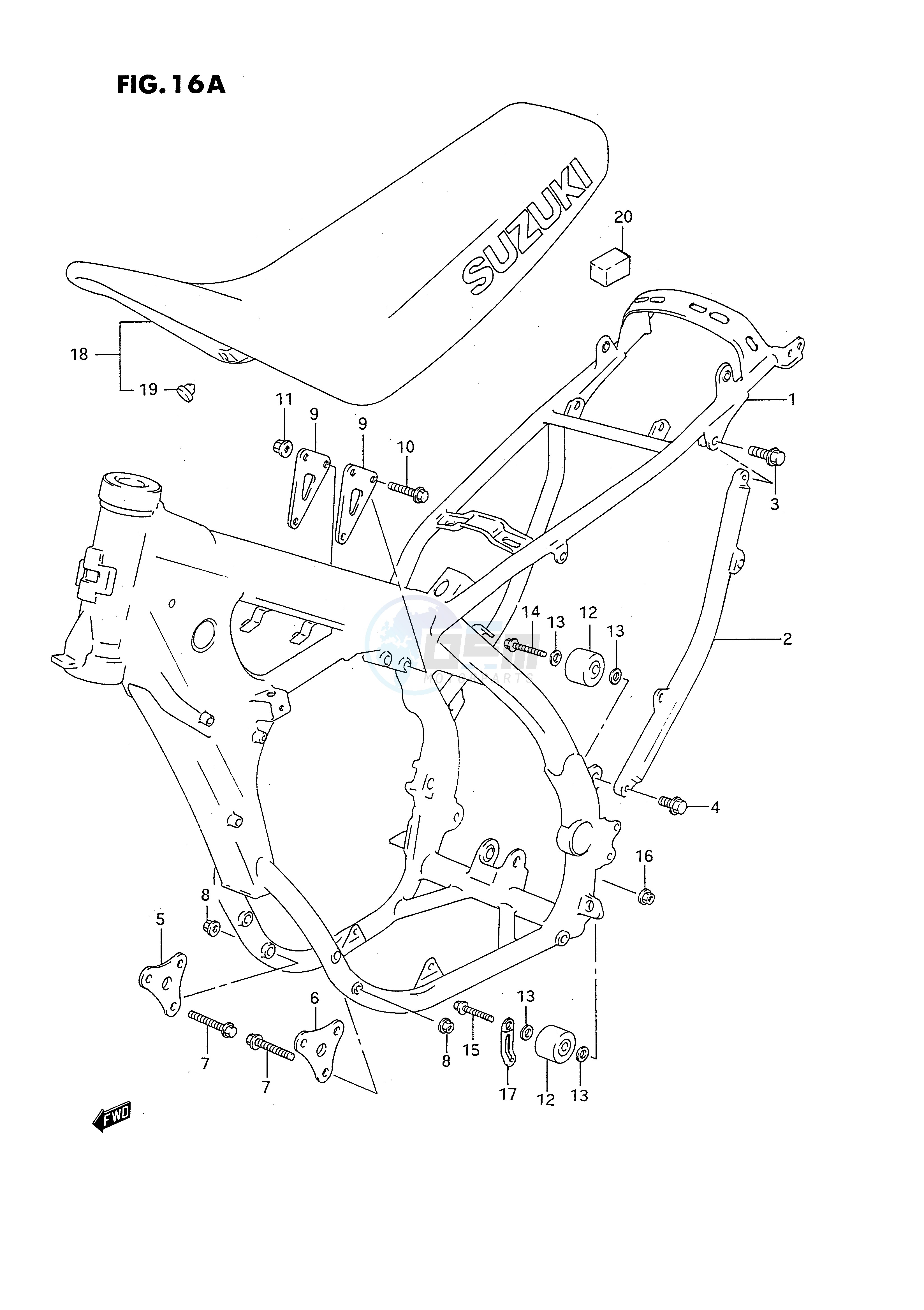 FRAME - SEAT (MODEL R S) image