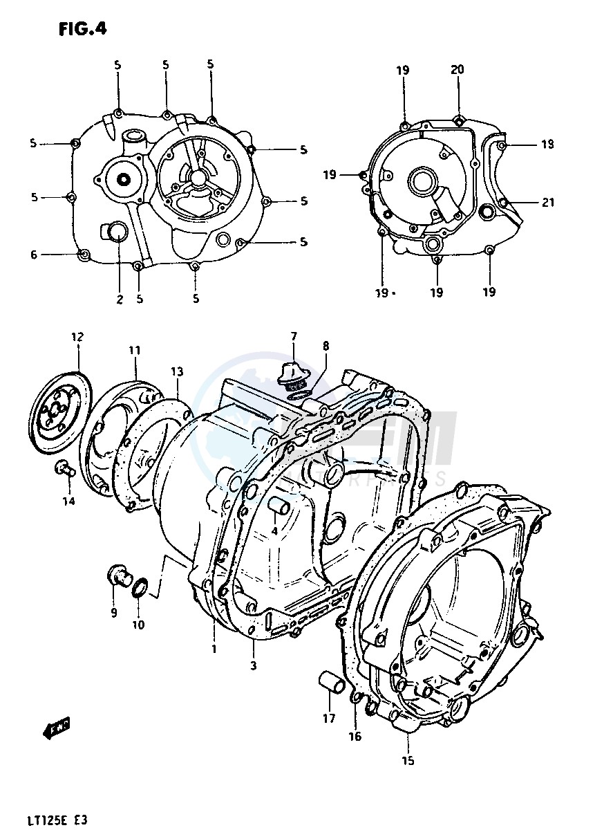 CRANKCASE COVER image