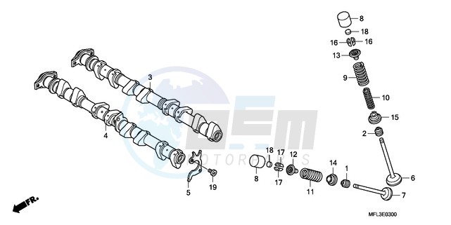 CAMSHAFT/VALVE image