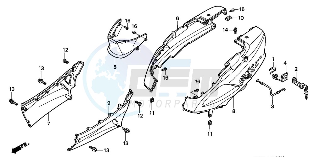 BODY COVER/ LUGGAGE CARRIER image