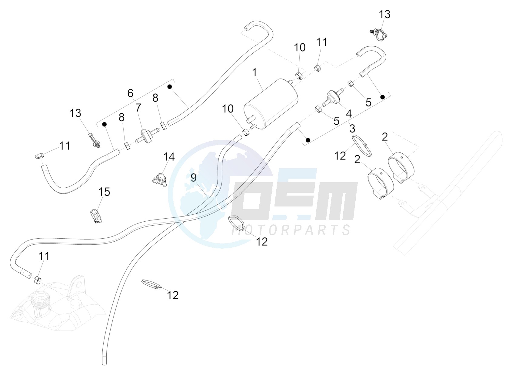 Anti-percolation system image