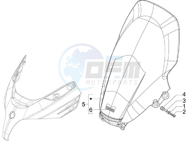 Windshield blueprint