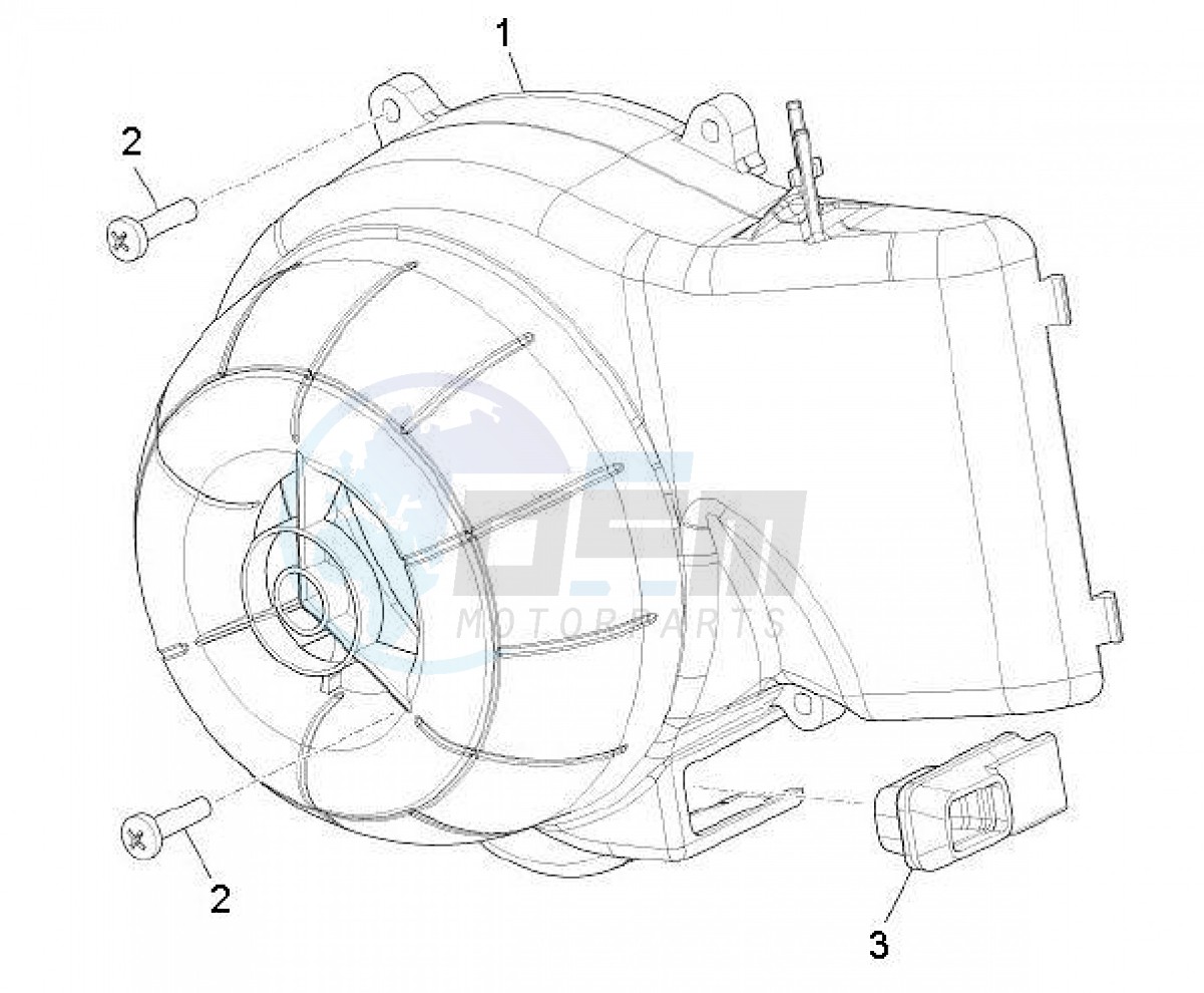 Flywheel cover (Positions) blueprint