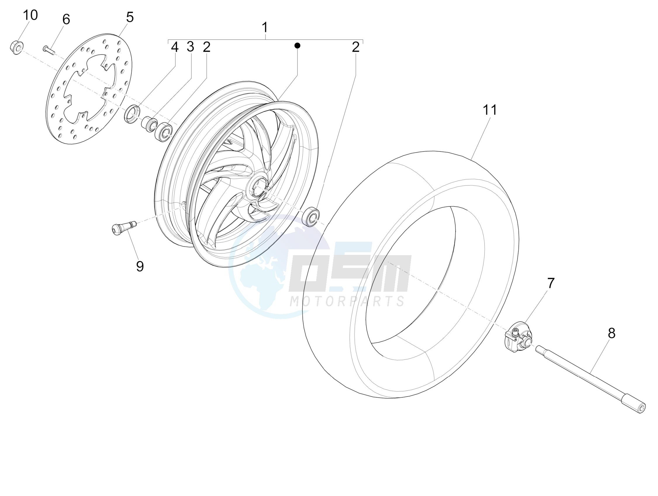 Front wheel image