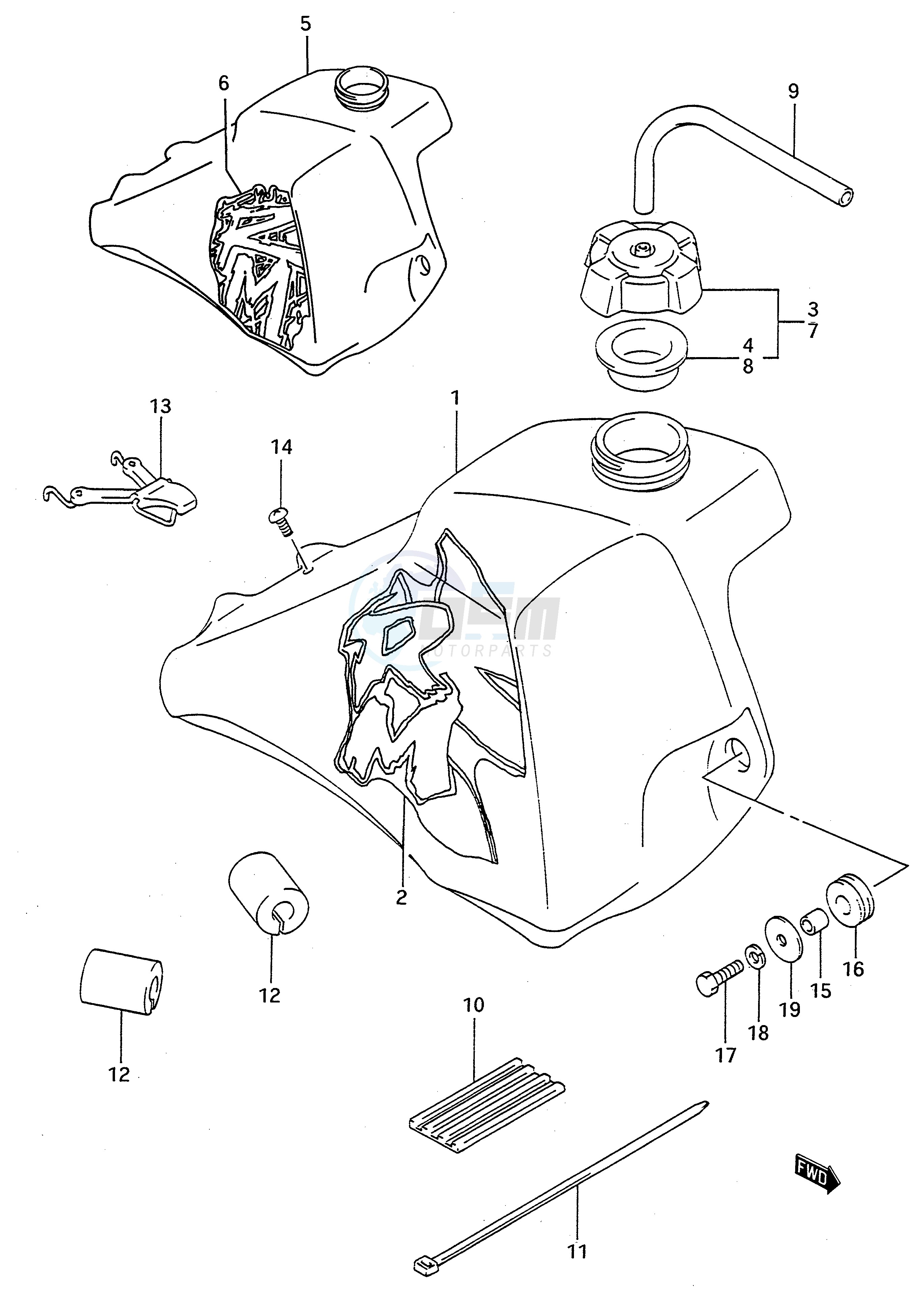 FUEL TANK (MODEL N P) image