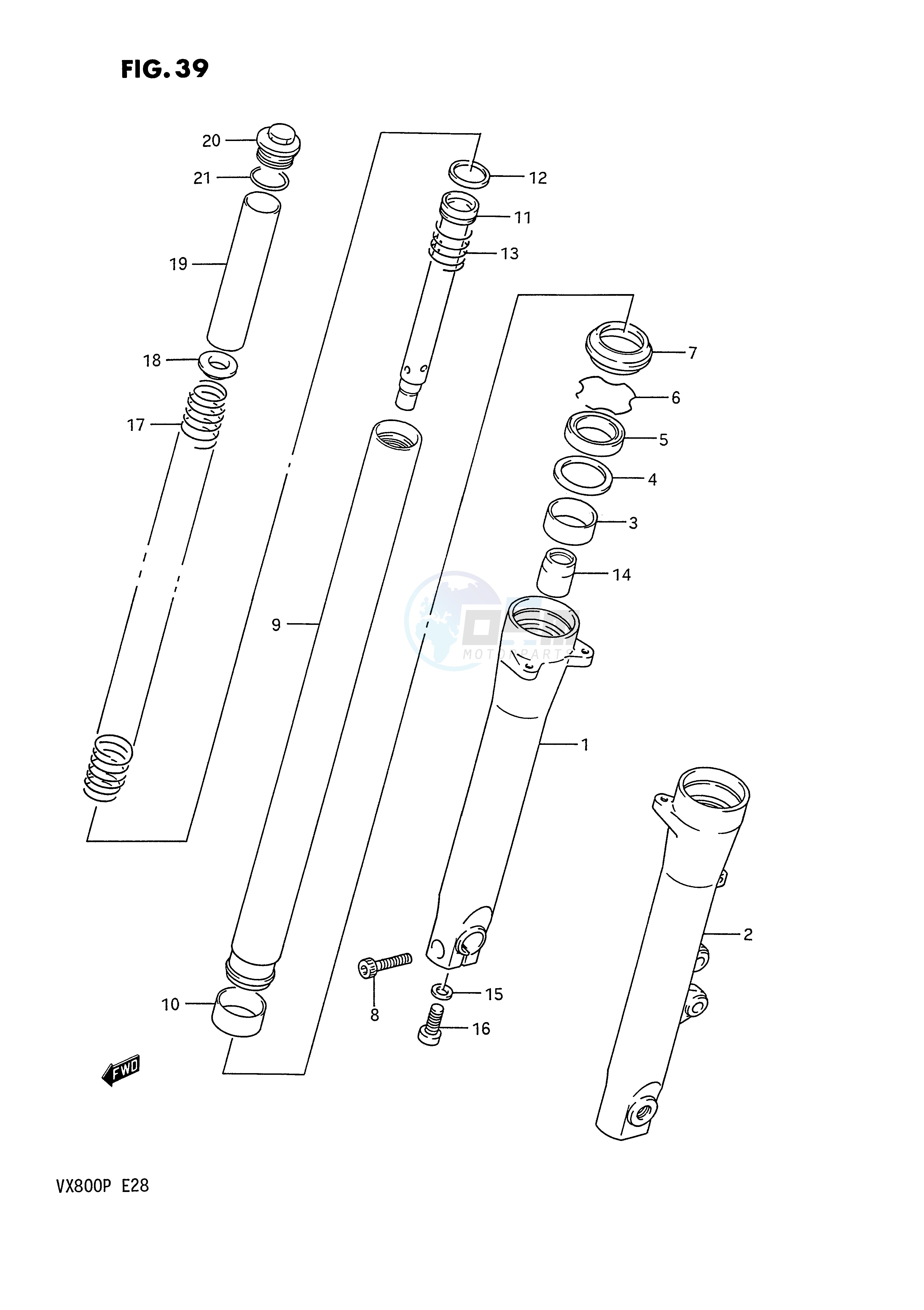 FRONT DAMPER blueprint