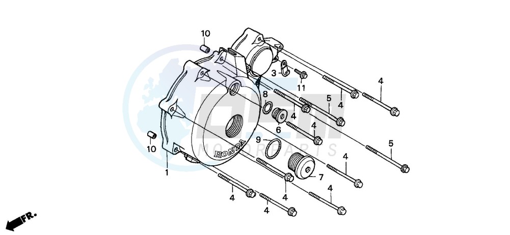 LEFT CRANKCASE COVER image