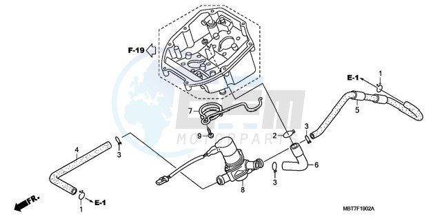 AIR INJECTION CONTROL VALVE blueprint