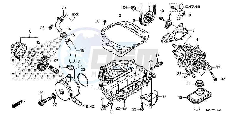 OIL PUMP (VFR1200XD/ XDA/ XDL/ XDS) image