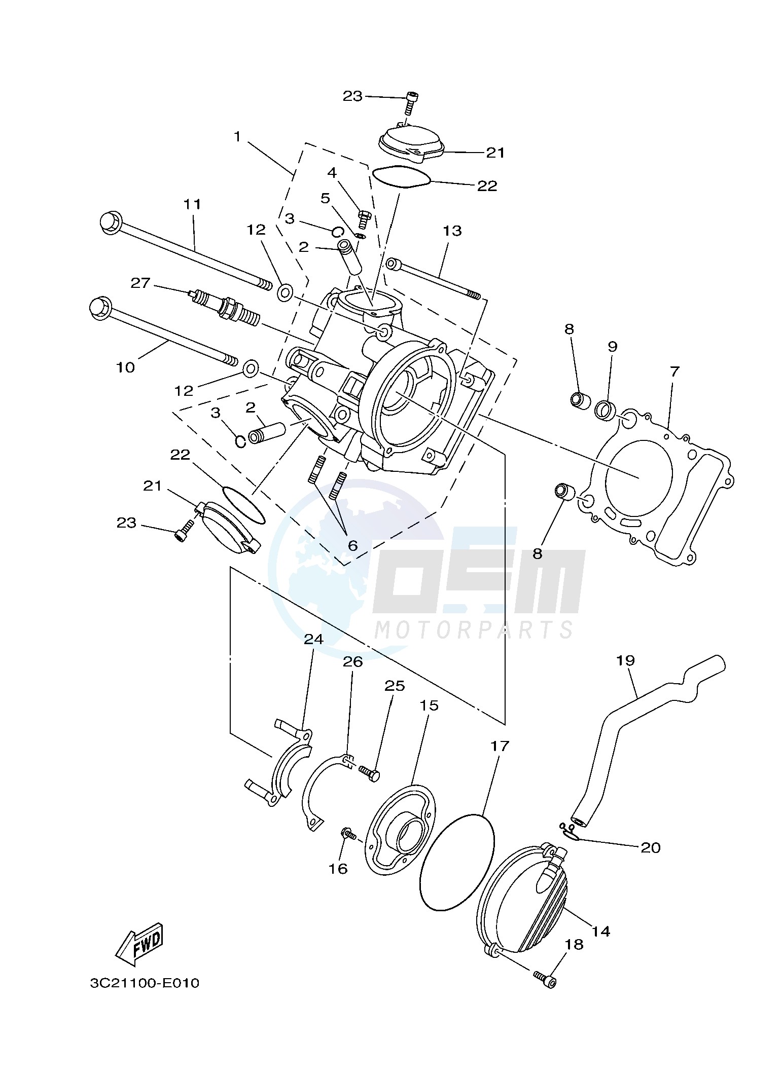 CYLINDER HEAD blueprint