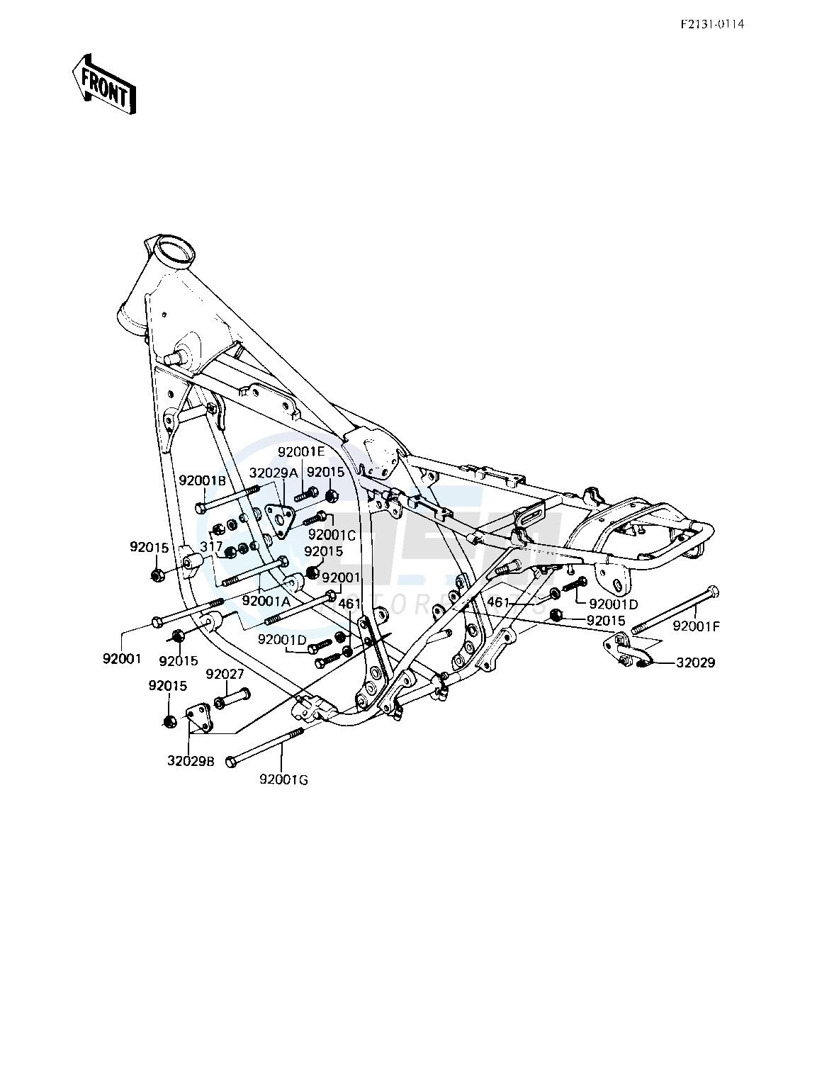 FRAME FITTINGS -- 83 H3- - blueprint