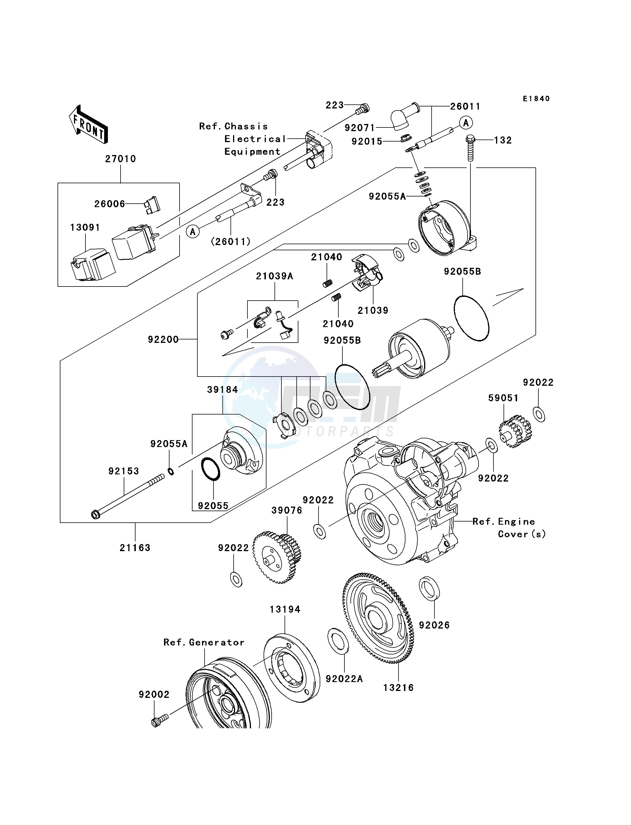 STARTER MOTOR blueprint