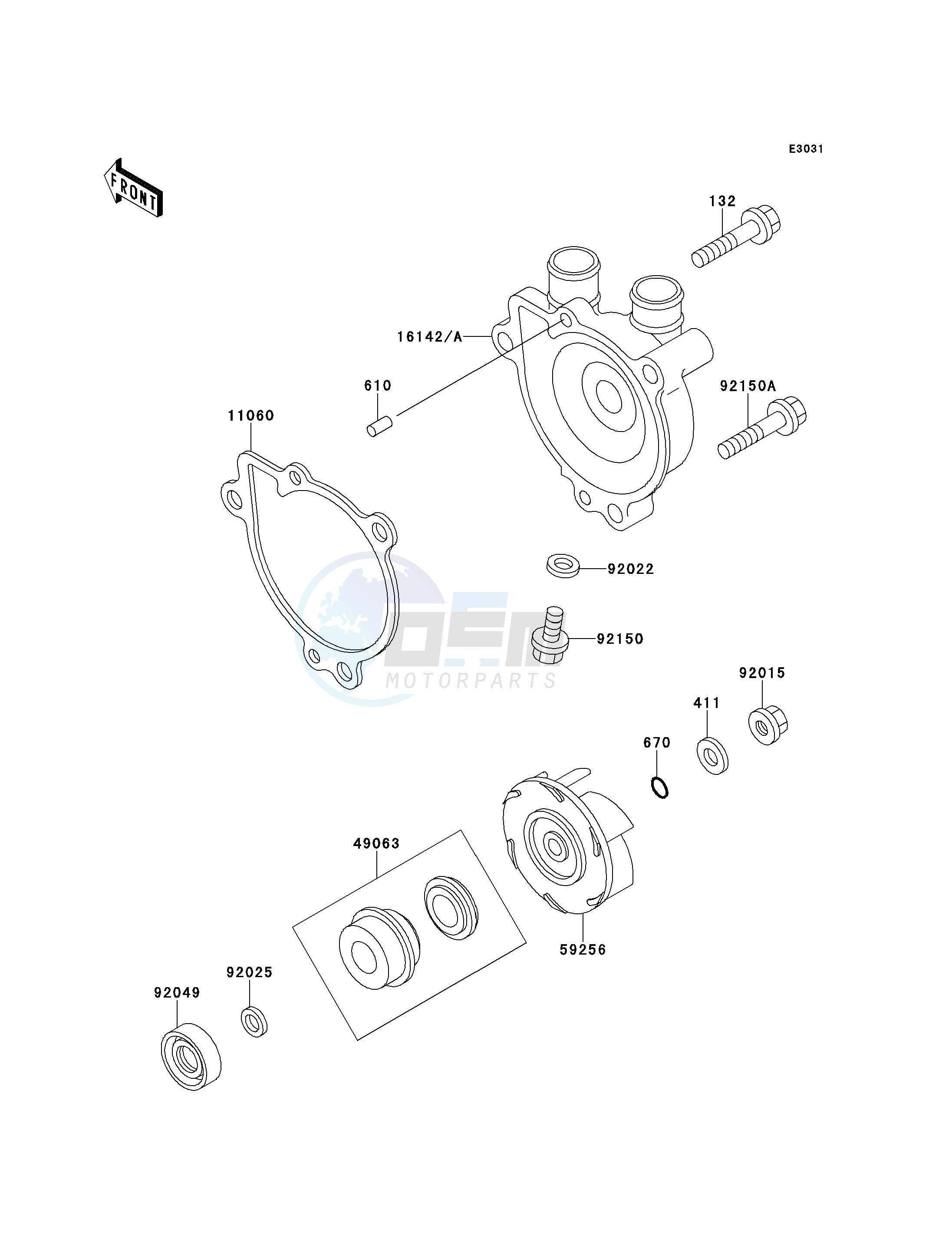 WATER PUMP blueprint