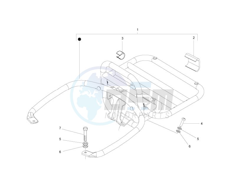 Rear luggage rack image