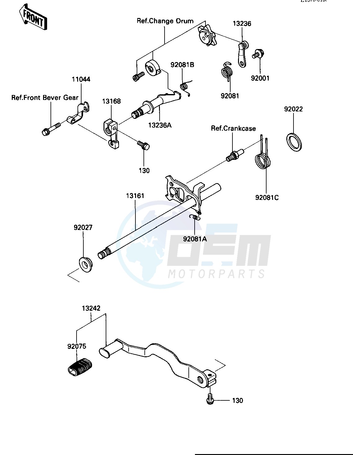 GEAR CHANGE MECHANISM image