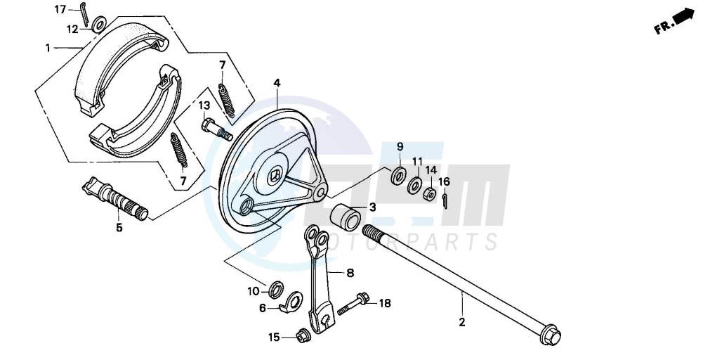 REAR BRAKE PANEL image