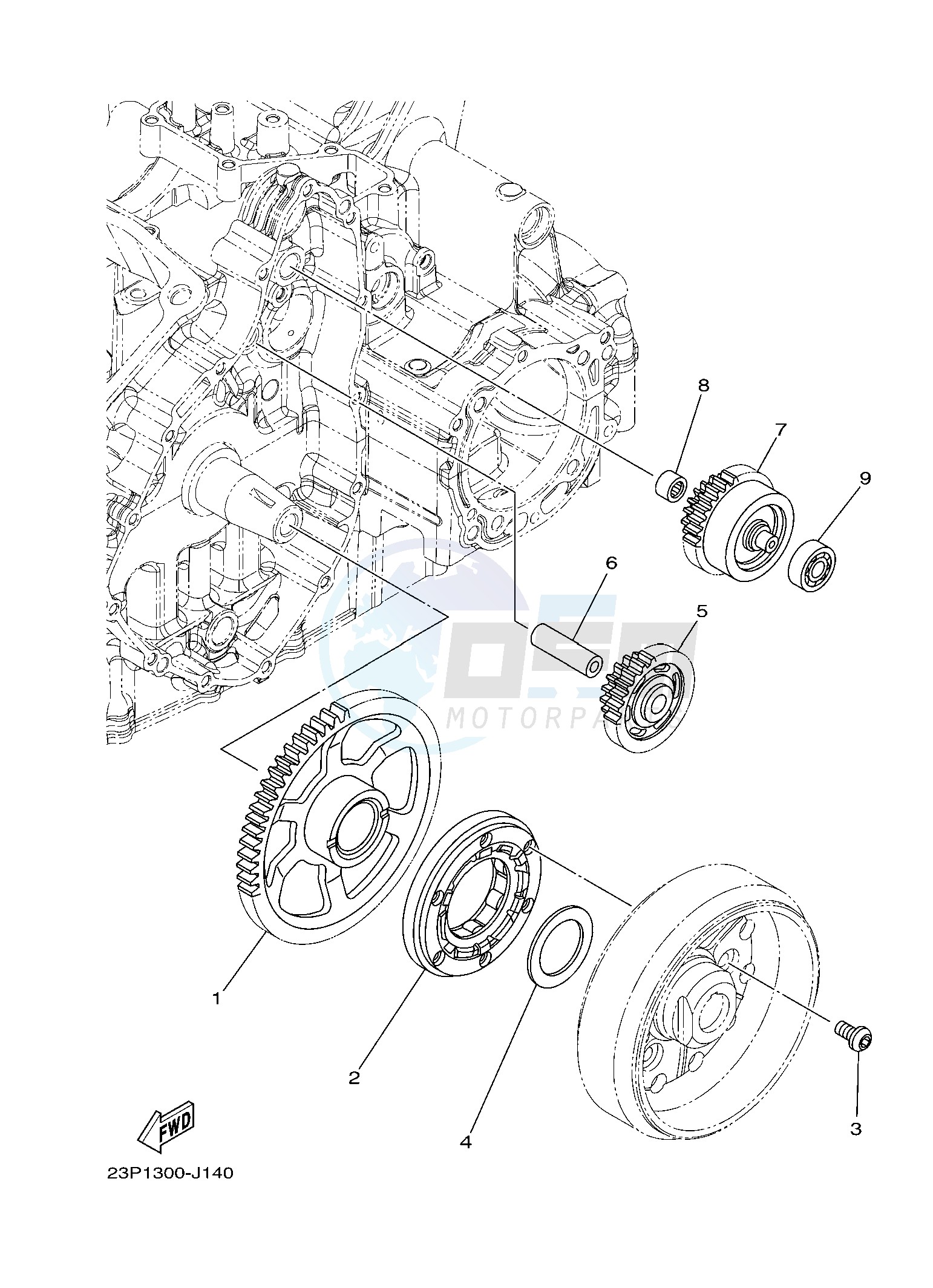 STARTER CLUTCH blueprint