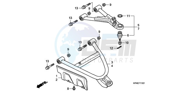 FRONT ARM (4WD) image