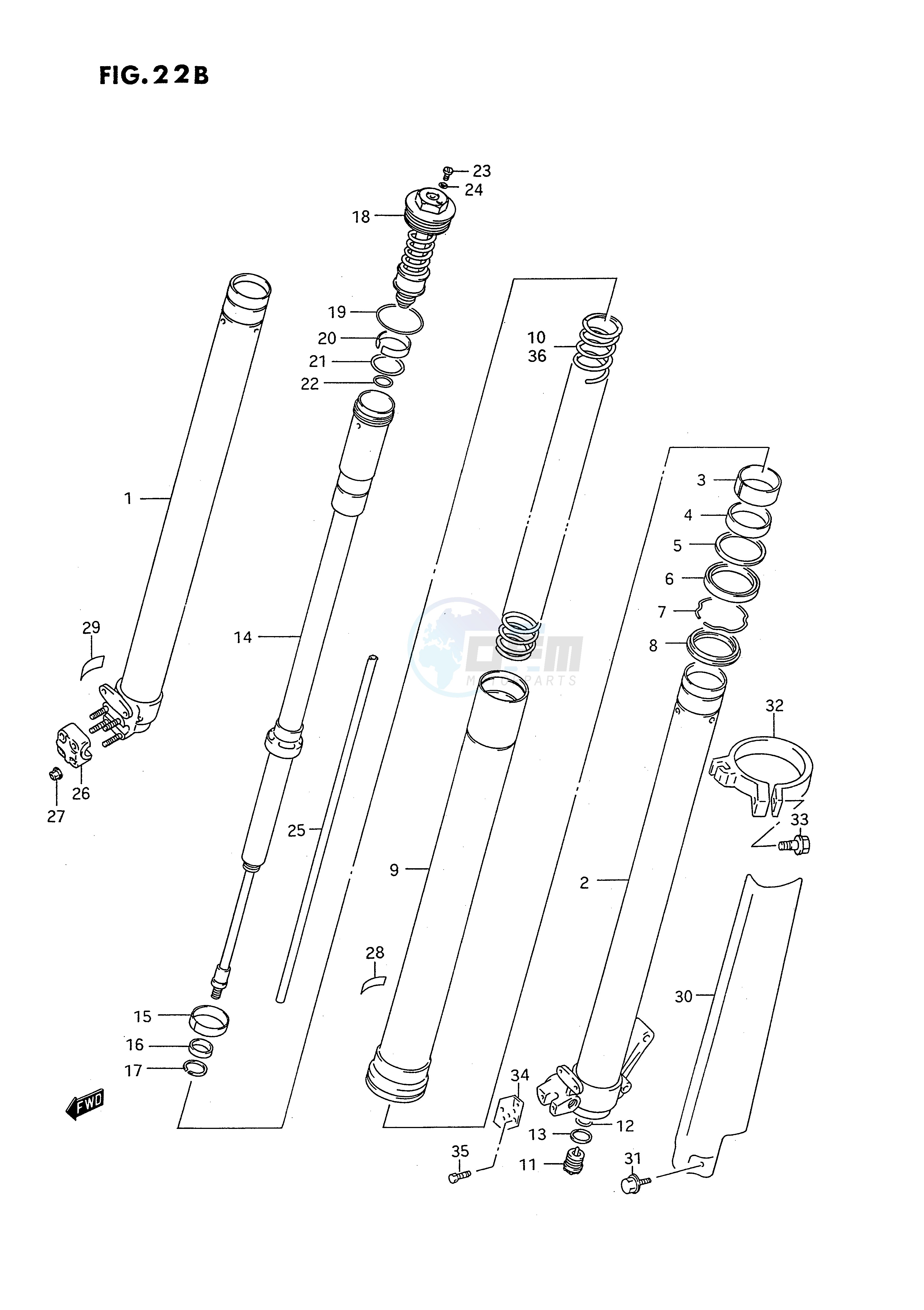 FRONT DAMPER (MODEL R) image