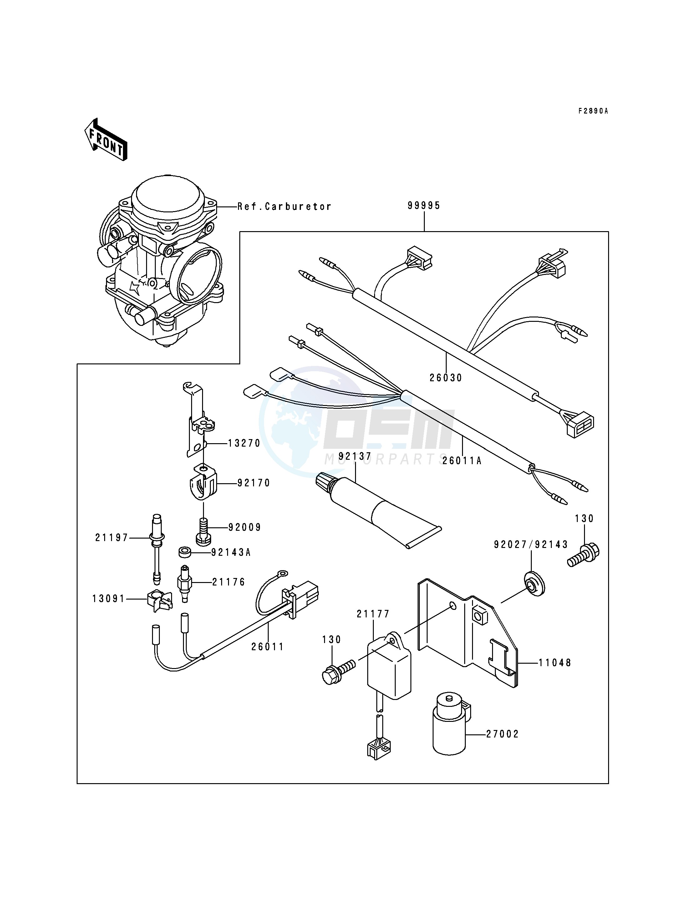 OPTIONAL PARTS-- CARBURETOR- - image