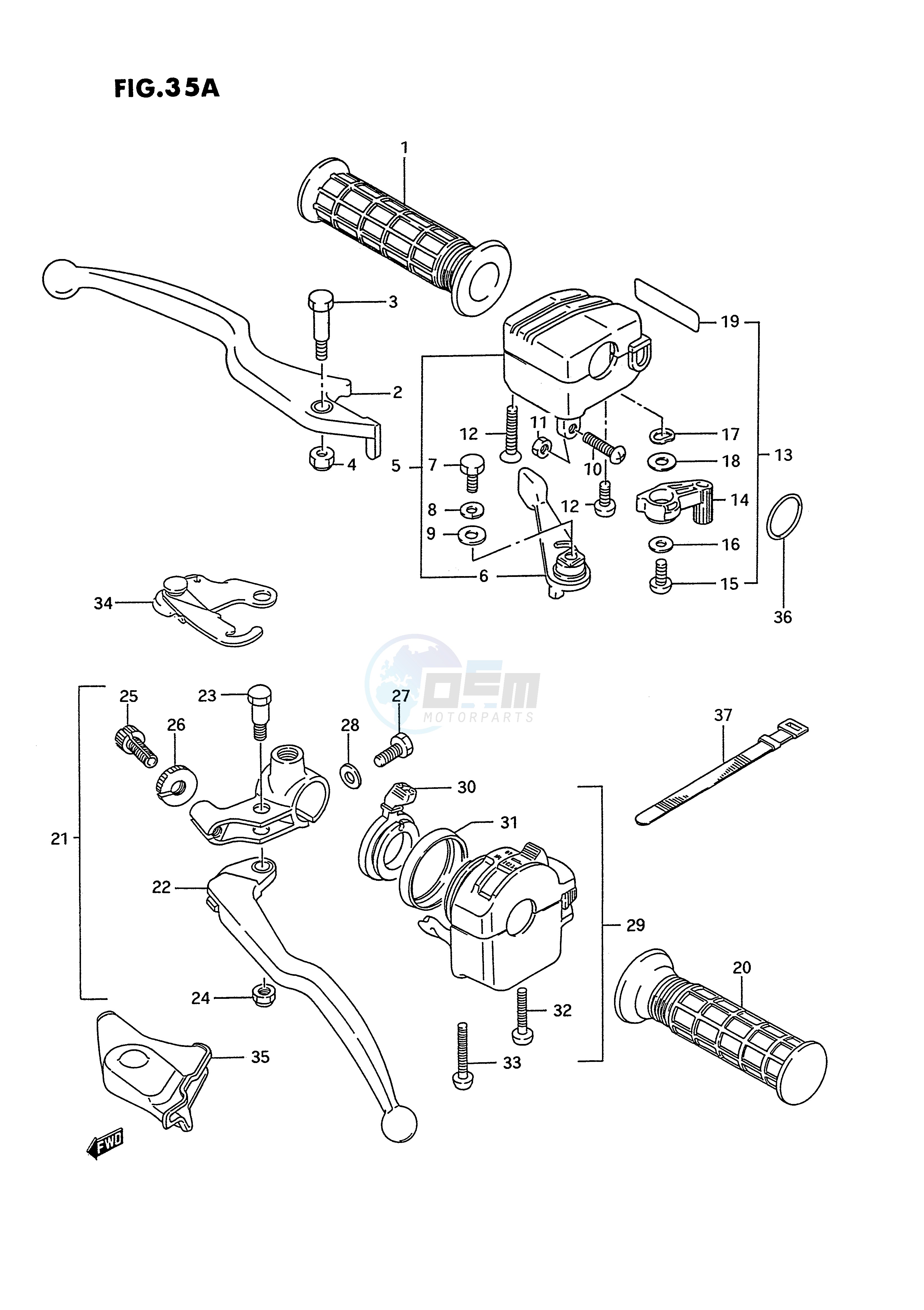 HANDLE SWITCH (MODEL R S T) image