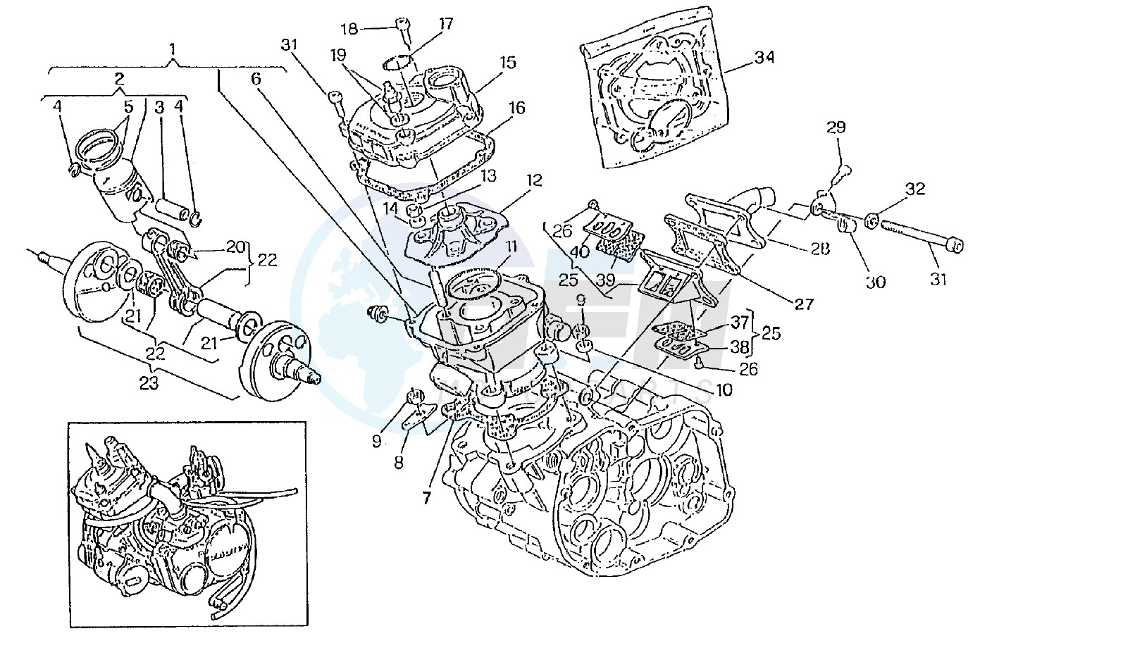 CRANKSHAFT - CYLINDER 50 image