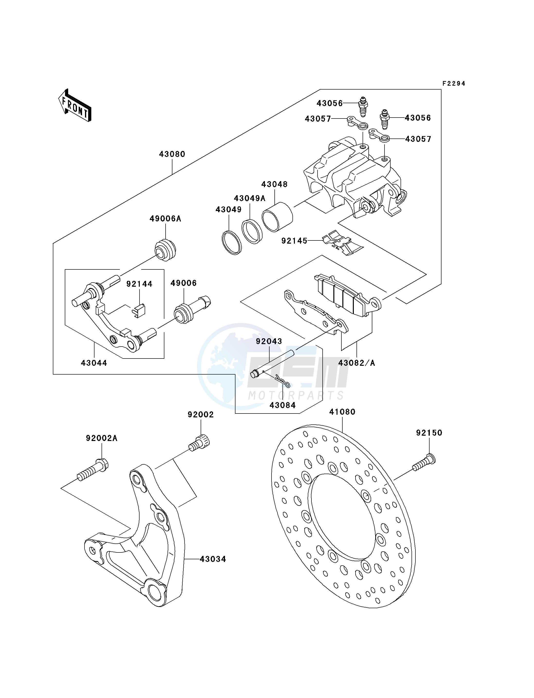 REAR BRAKE blueprint