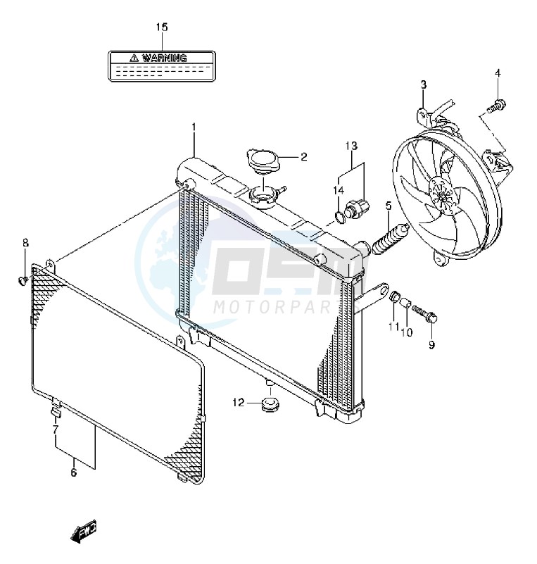 RADIATOR (LT-A750XL3 P24) image