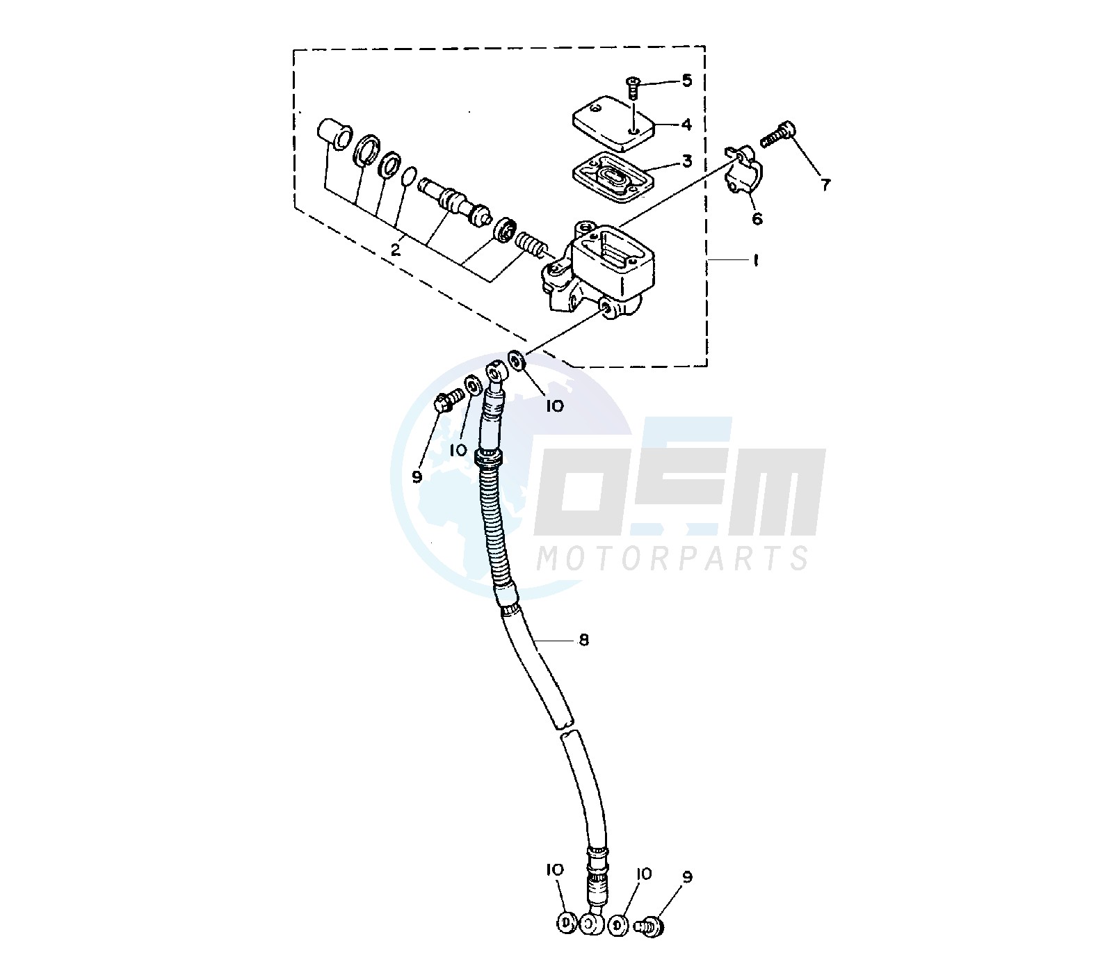 FRONT MASTER CYLINDER image