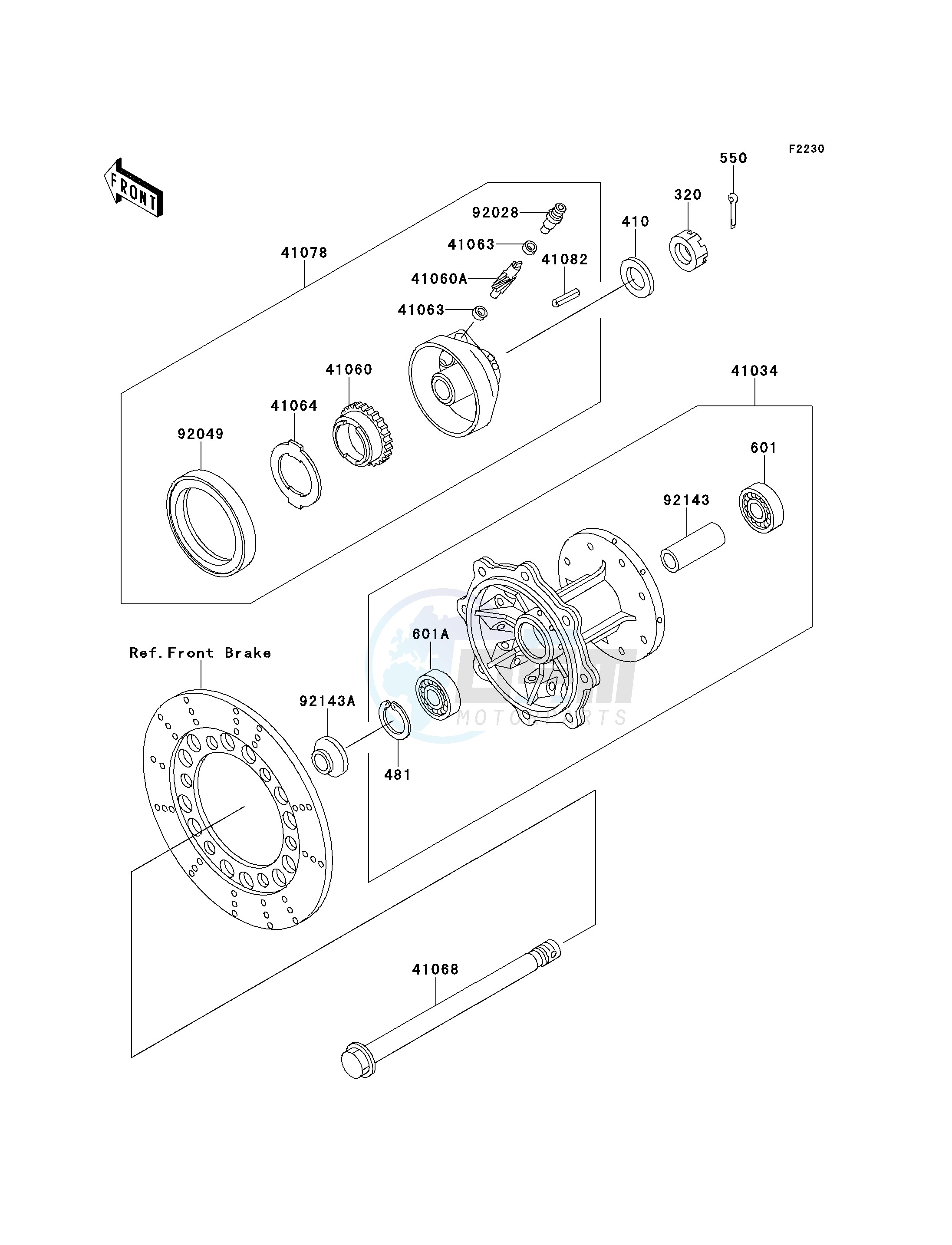 FRONT HUB image