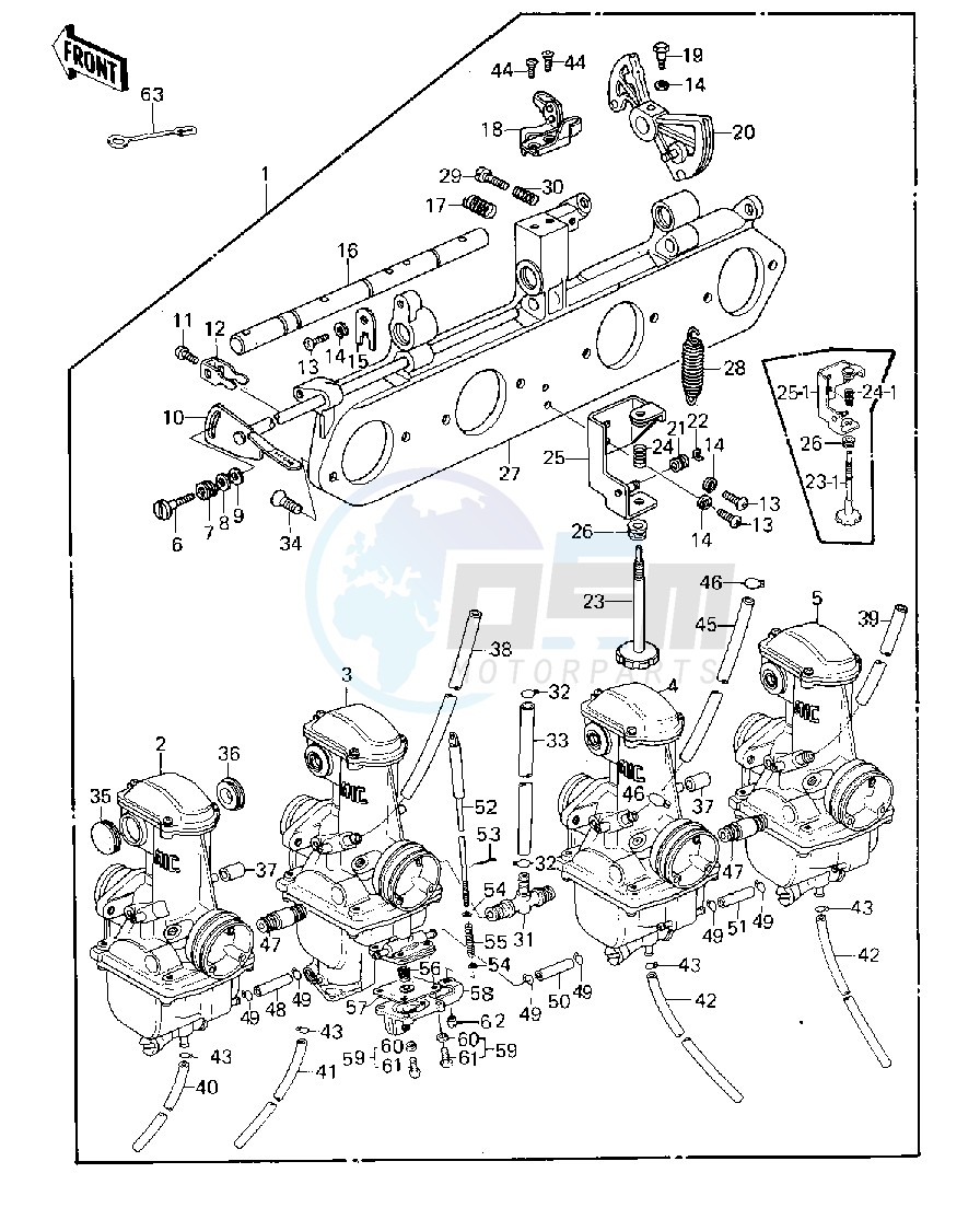 CARBURETOR ASSY -- U.S.A.- --- 79-80 A3_A3A_A4- - blueprint