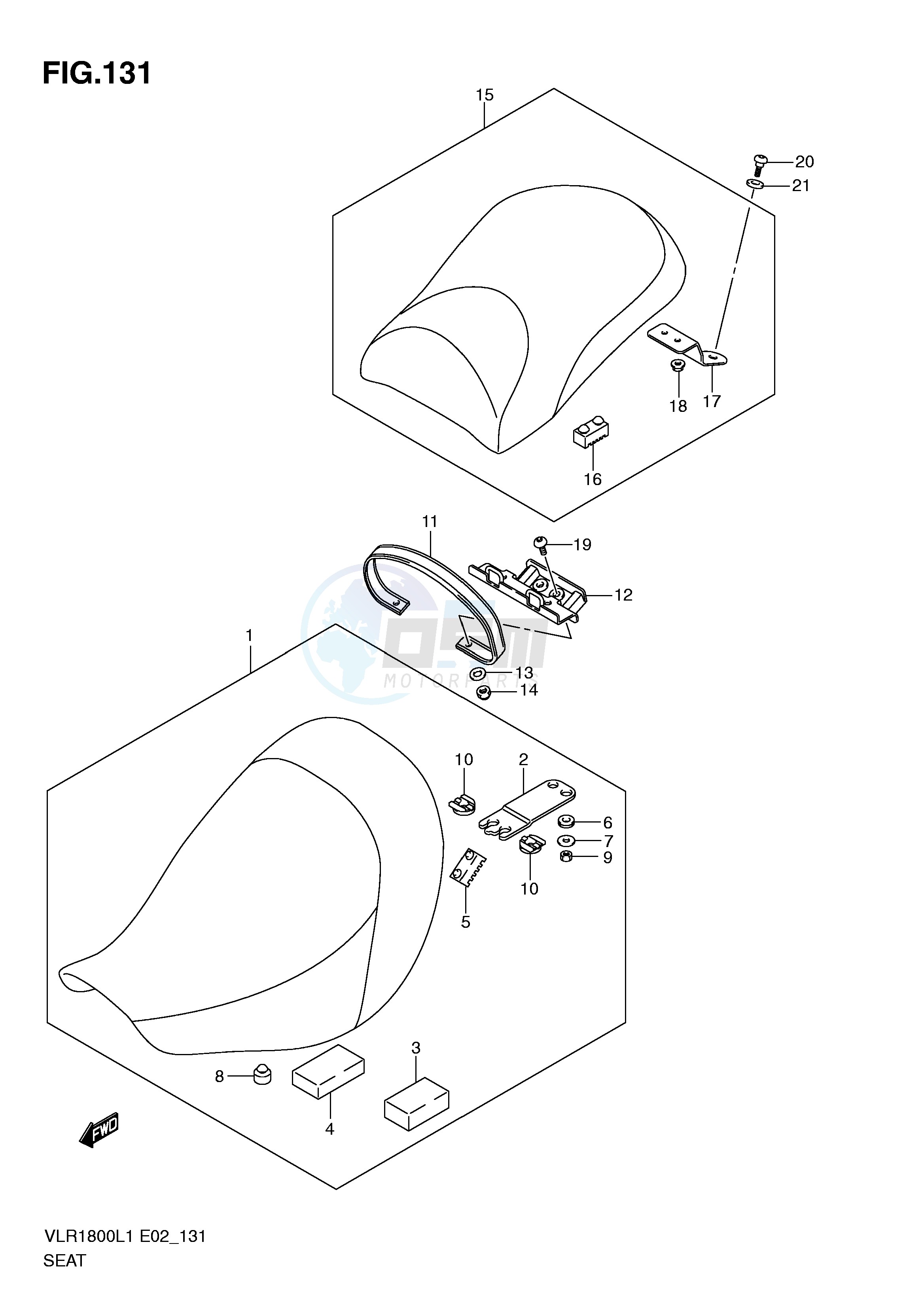 SEAT (VLR1800UFL1 E19) blueprint