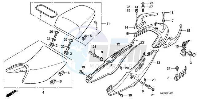 SEAT/SEAT COWL image