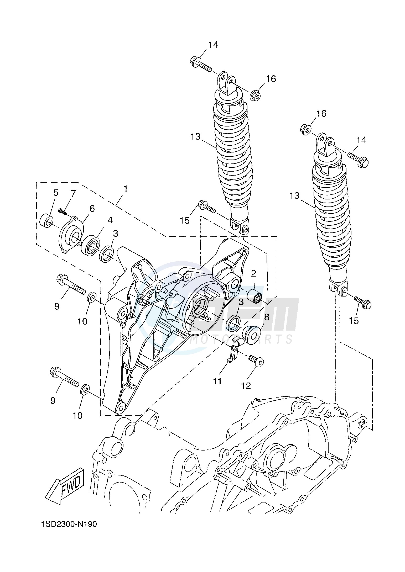 REAR ARM & SUSPENSION image