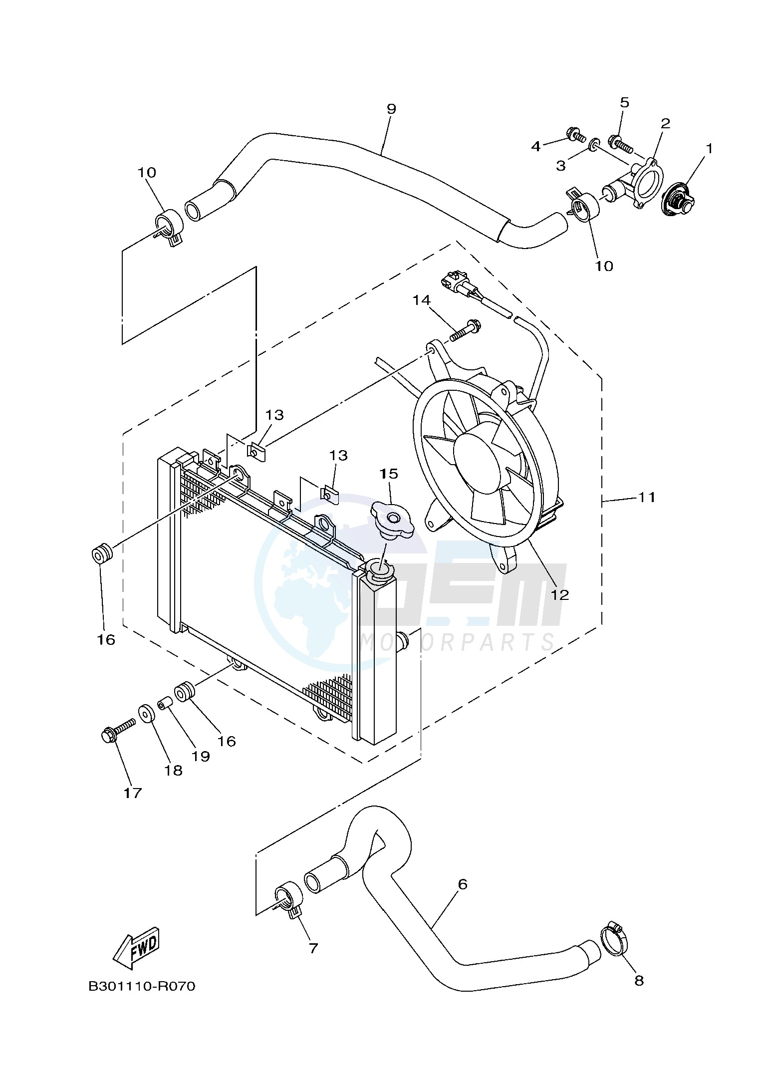 RADIATOR & HOSE image