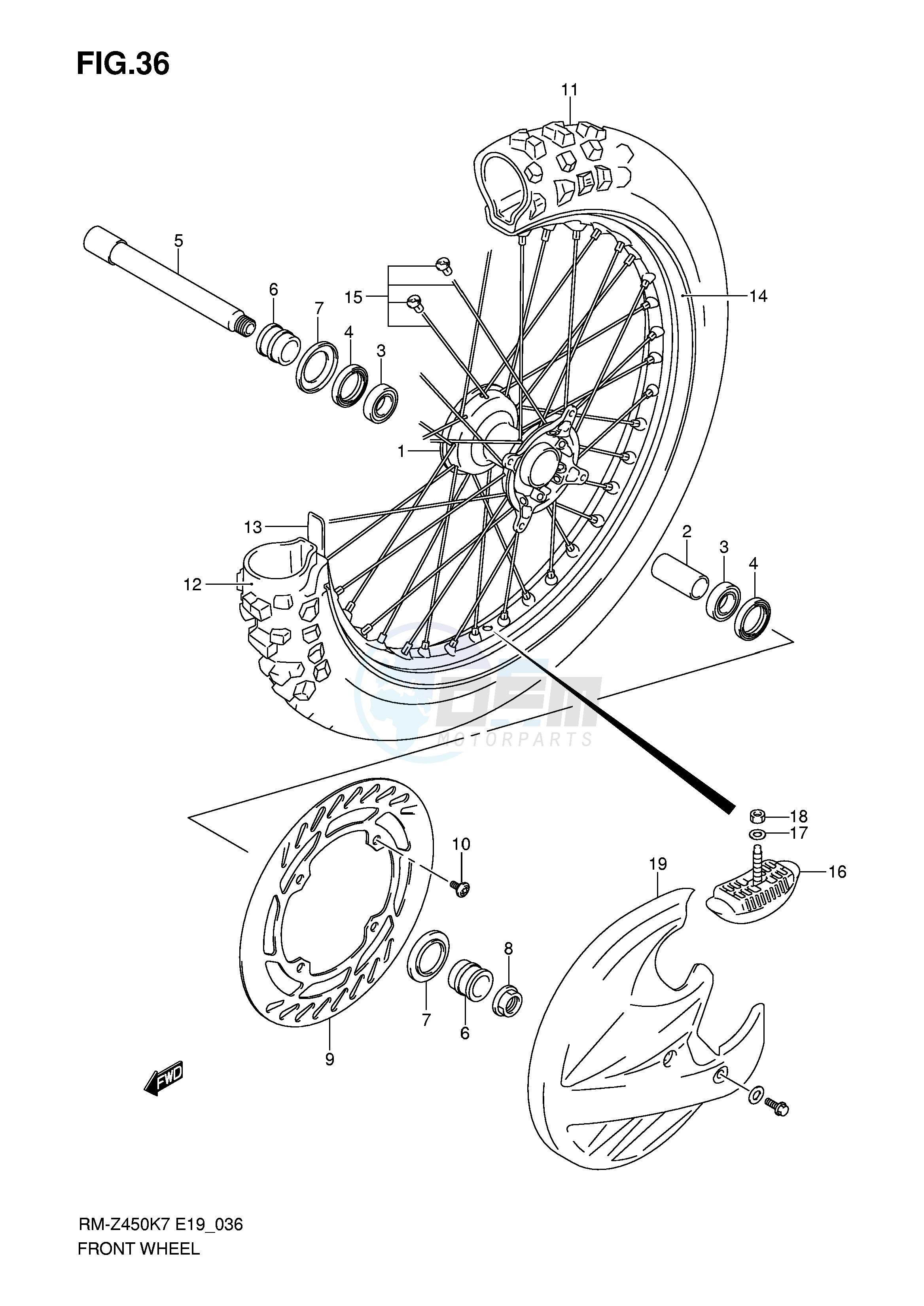 FRONT WHEEL image