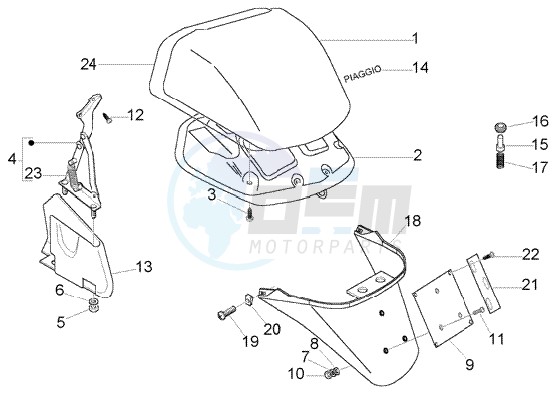 Rear coverings blueprint