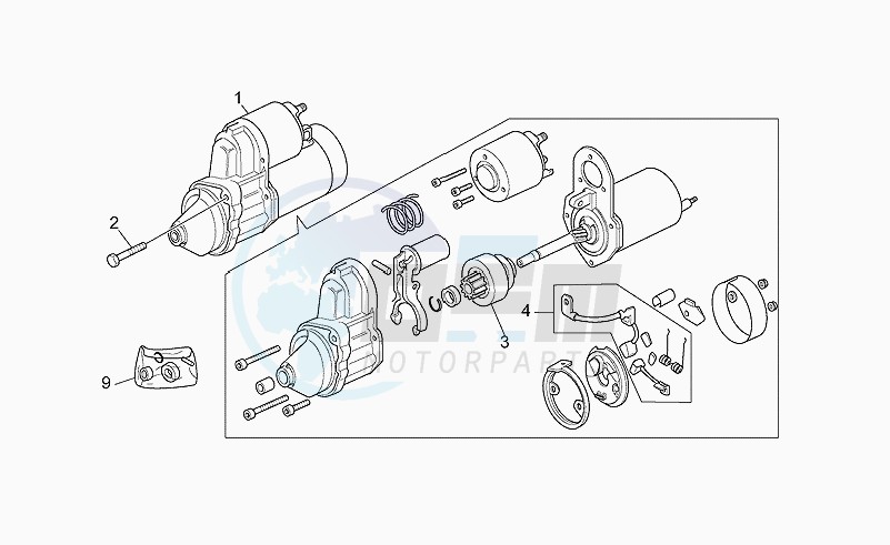 Starter motor image